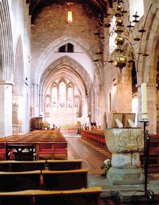 Brecon Cathedral - nave