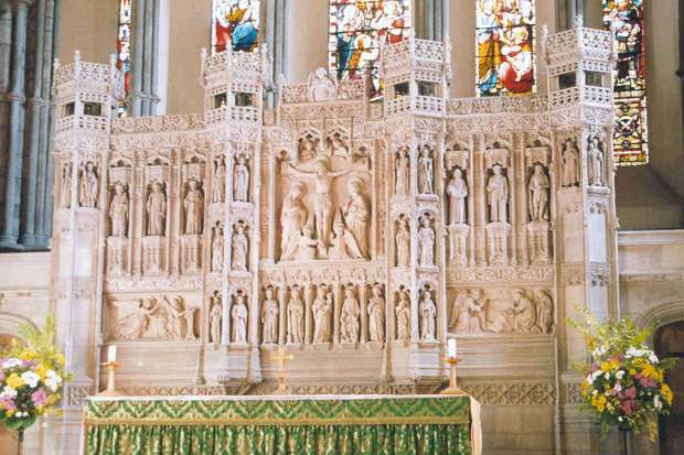 Brecon Cathedral - reredos