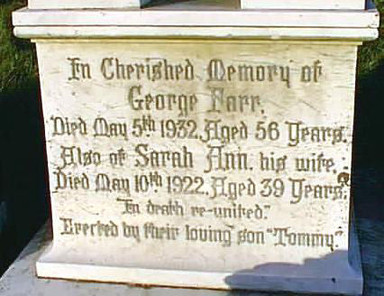 Farr grave