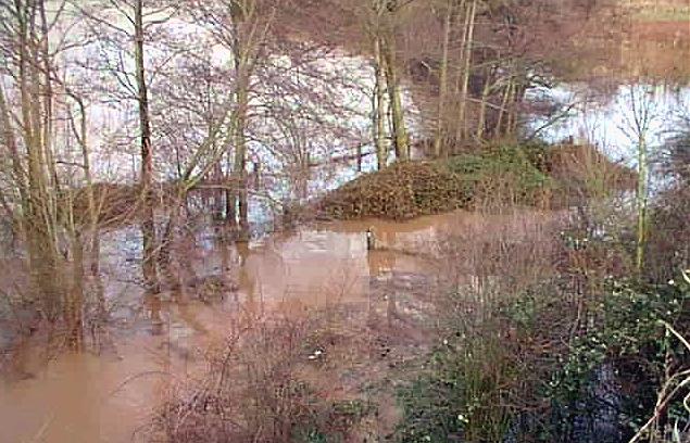 Floods near Ross-on-Wye