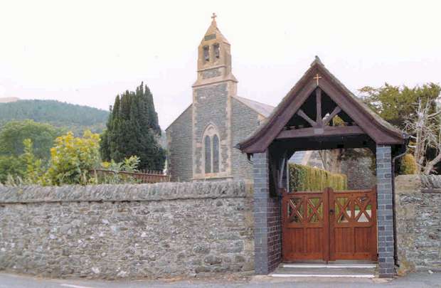Church and lych-gate